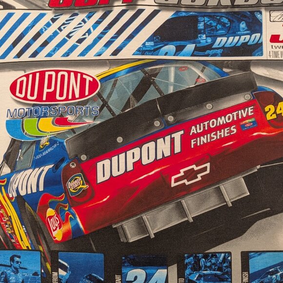 SOLD Vintage Chase Jeff Gordon All Over Print T Shirt DuPont Size 2XL Men - Picture 4 of 7